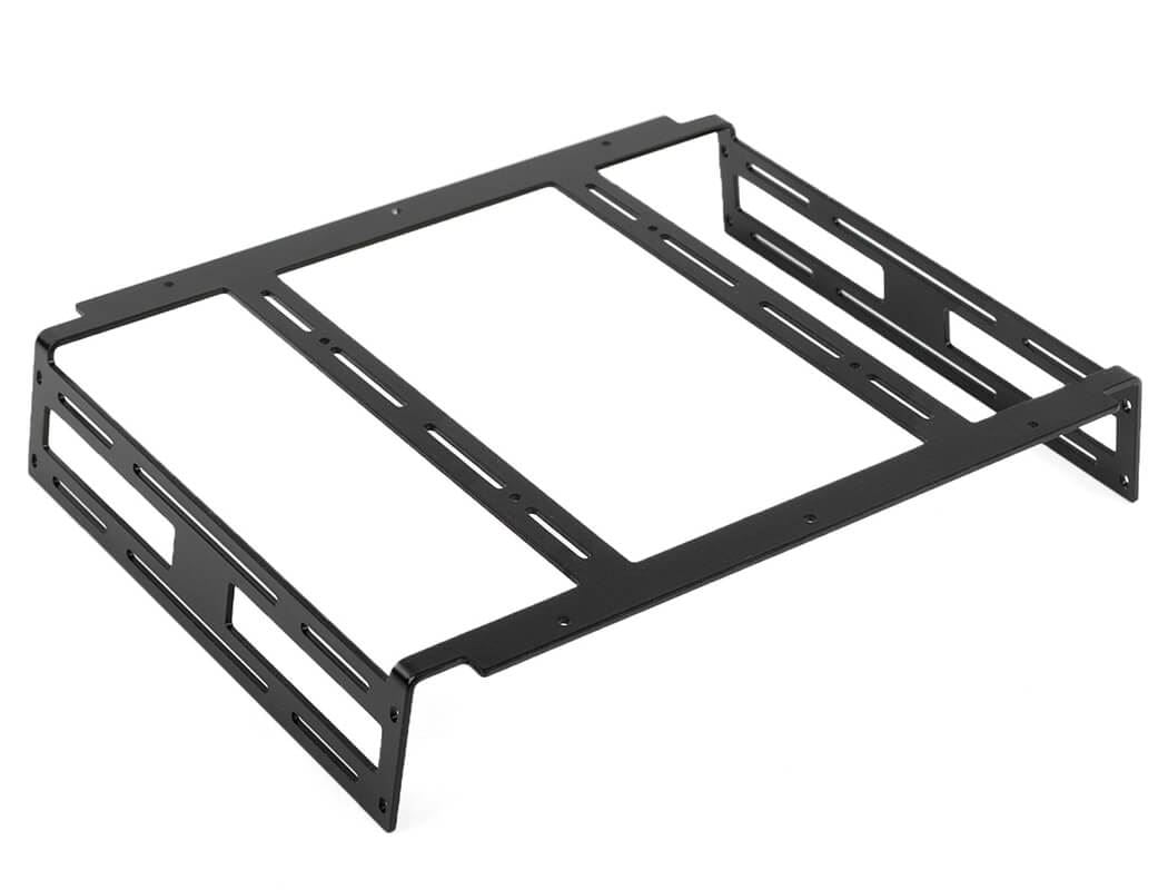 RC4WD OVERLAND BED RACK W/ ROOFTOP TENT FOR AXIAL 1/10 SCX10 III JEEP JT GLADIATOR