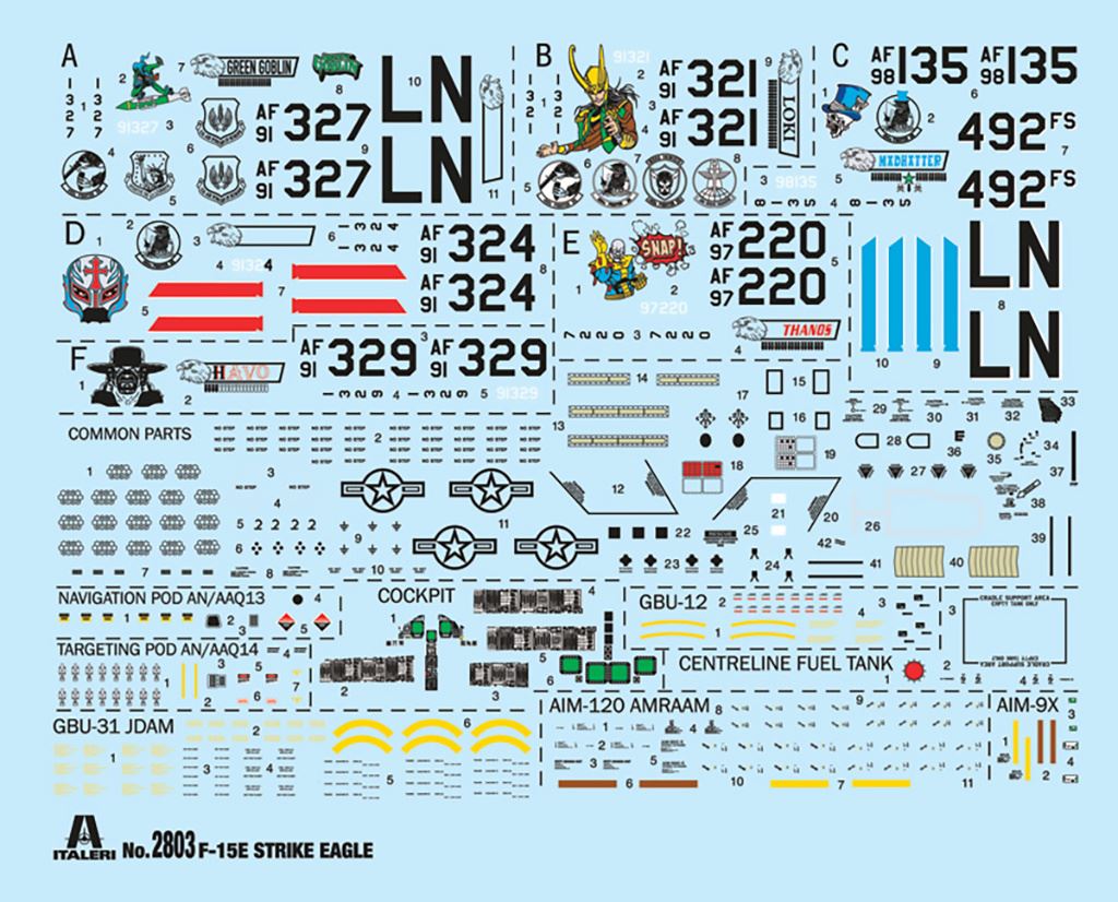 Italeri F-15E Strike Eagle