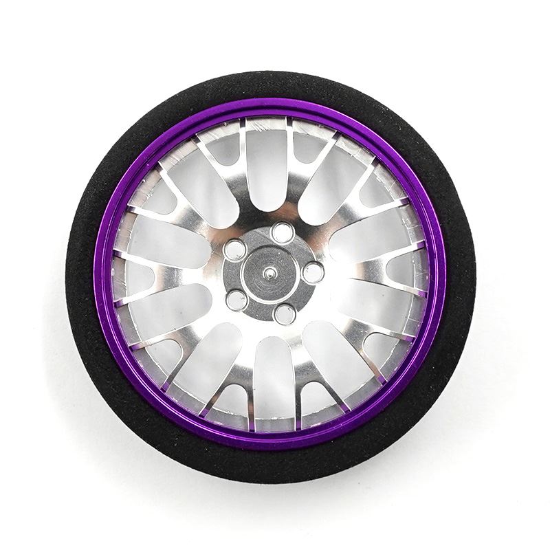 Yeah Racing Aluminum Transmitter Steering Wheel Set Purple Type A Fits Futaba Ko Sanwa Flysky Traxxas