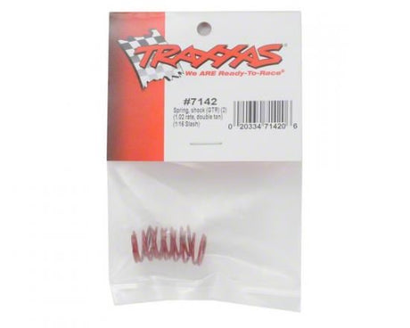TRAXXAS Spring, shock (GTR) (0.94 rate, double tan) (1/16 Slash) (1