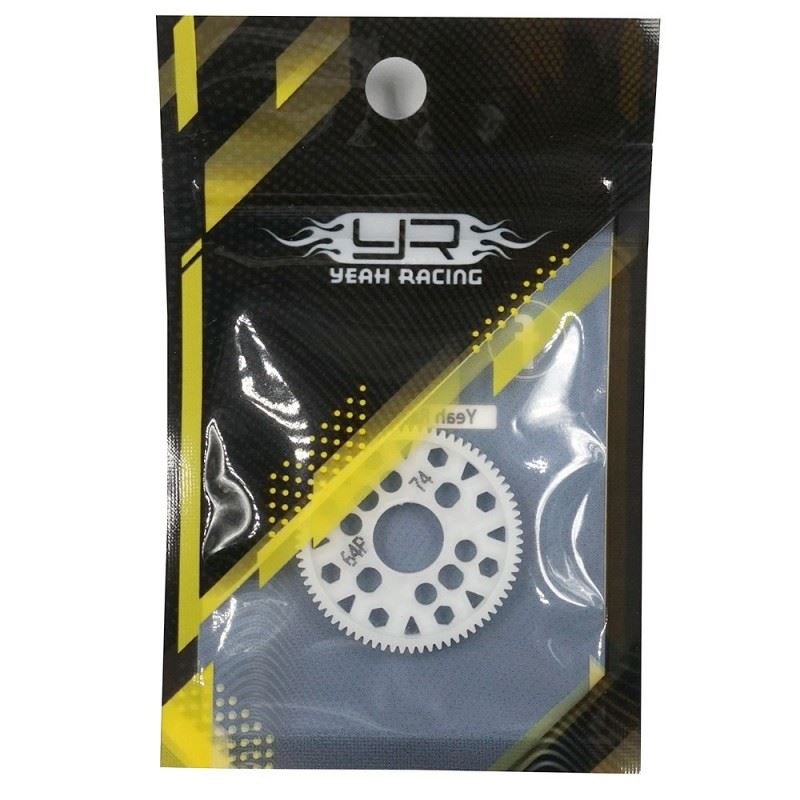 Yeah Racing Competition Delrin Spur Gear 64P 74T For 1/10 On Road Touring Drift