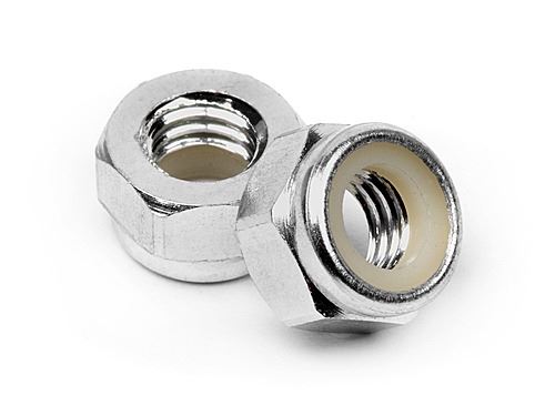 HPI Aluminum Lock Nut M5 (Silver/10Pcs)