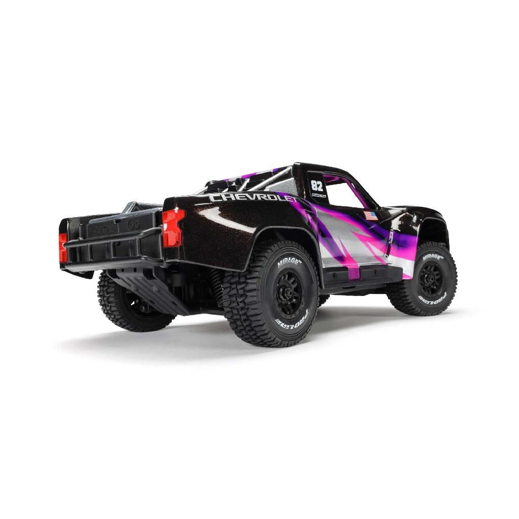 Pro-Line 1/16 Mirage Tt Front/Rear Tires Mounted Black Split Six Whee