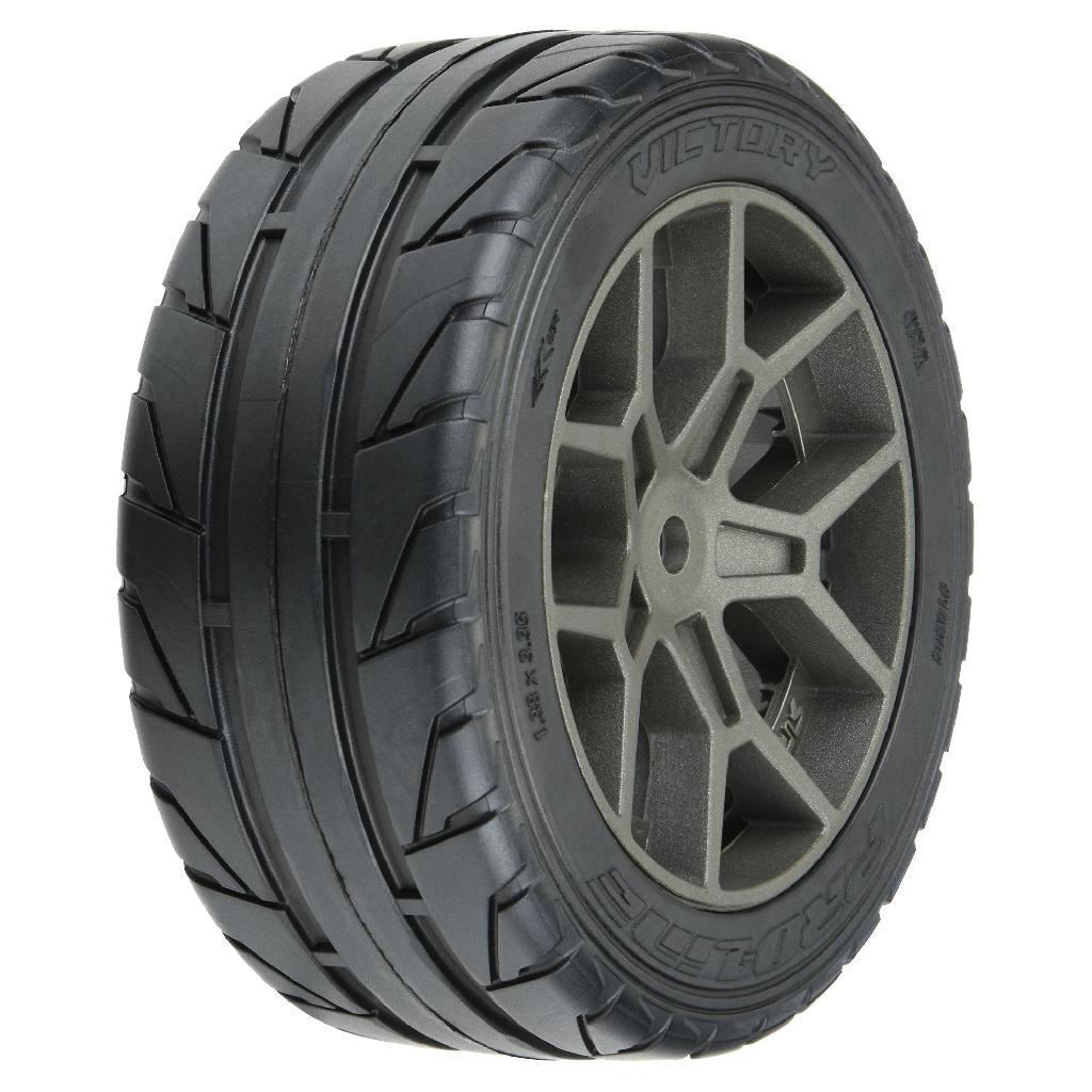 Proline 1/8 Vector S3 Front/Rear 35/85 2.4In Belted Mounted Tires, 14