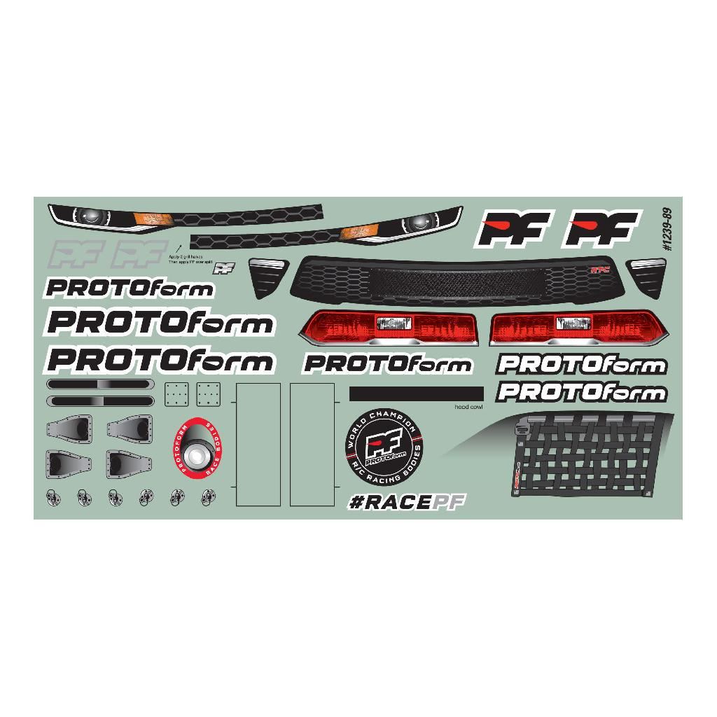 PRM 1/10 RT-C Light Weight Clear Body: Oval