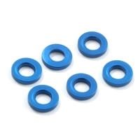 Fastrax M3 Flat Washer Blue 0.5Mm