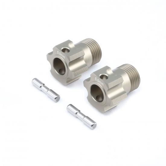 TLR Wheel Hex & Pin, +5.0mm (2): 5B, 5T, MINI WRC