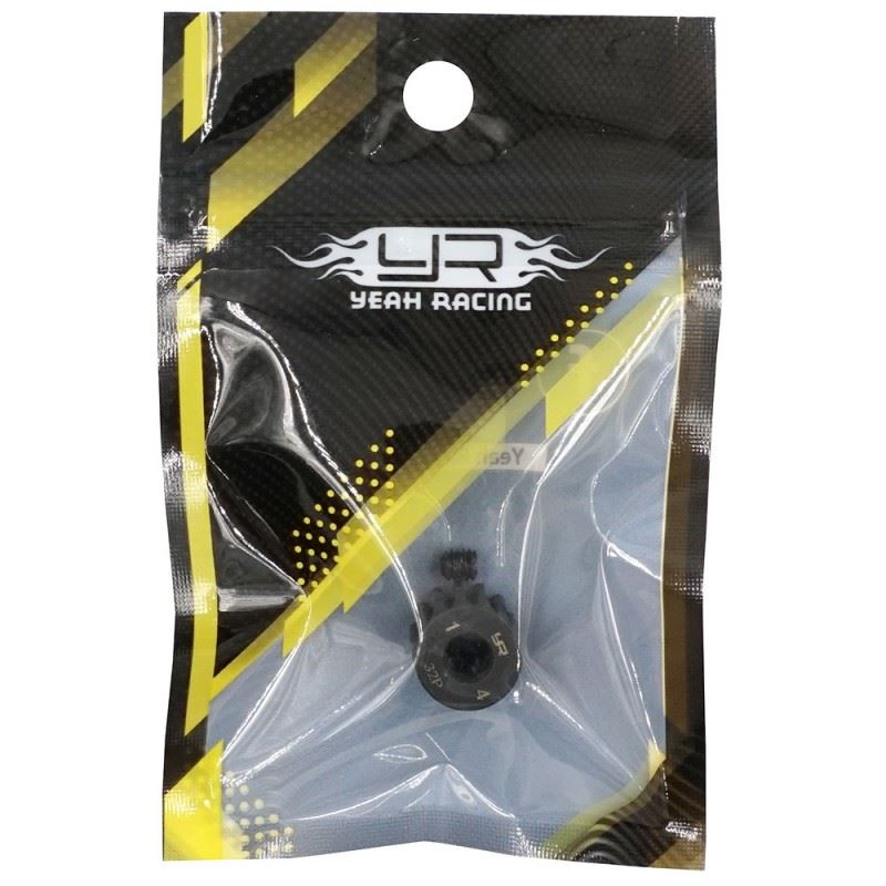 Yeah Racing 32 Pitch 14T HD Steel 5mm Bore Motor Gear Pinion