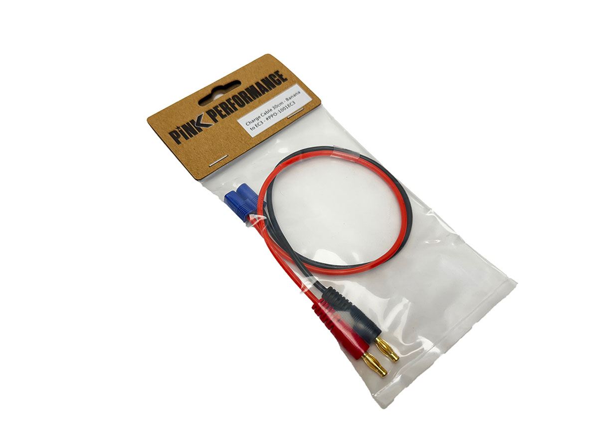 Charge Cable 30Cm Pink Performance - Banana To Ec3