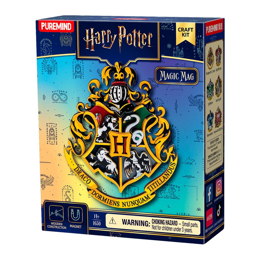 Puremind Harry Potter Magnetic Coat Of Arms (6 Designs)