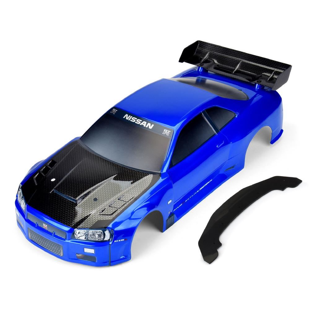 PRM 1/7 2002 Nissan Skyline GT-R R34 Painted Body (Blue): Infrac