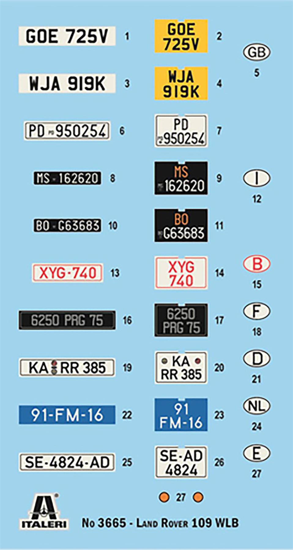 Italeri Land Rover 109 LWB