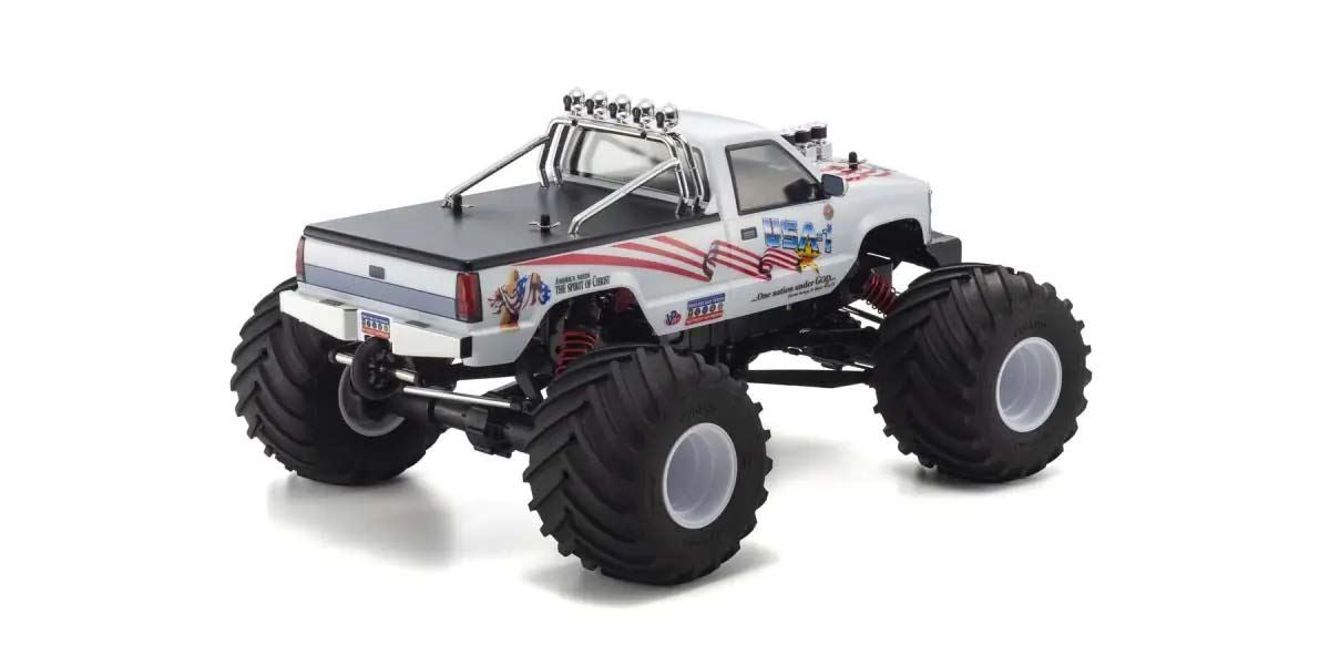 Kyosho Usa-1 Ve 1:8 4Wd Readyset Ep Monster Truck (Torx8-Brainz8 Esc)