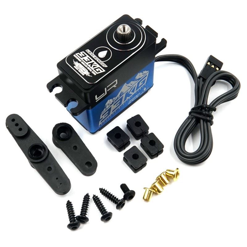 Yeah Racing Aluminium Case IP67 33KG Waterproof Coreless Servo For 1/10 Crawler Blue