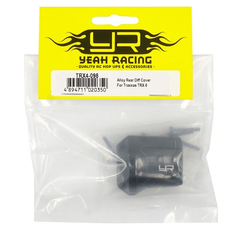 Yeah Racing Alloy Rear Diff Cover For Traxxas TRX-6