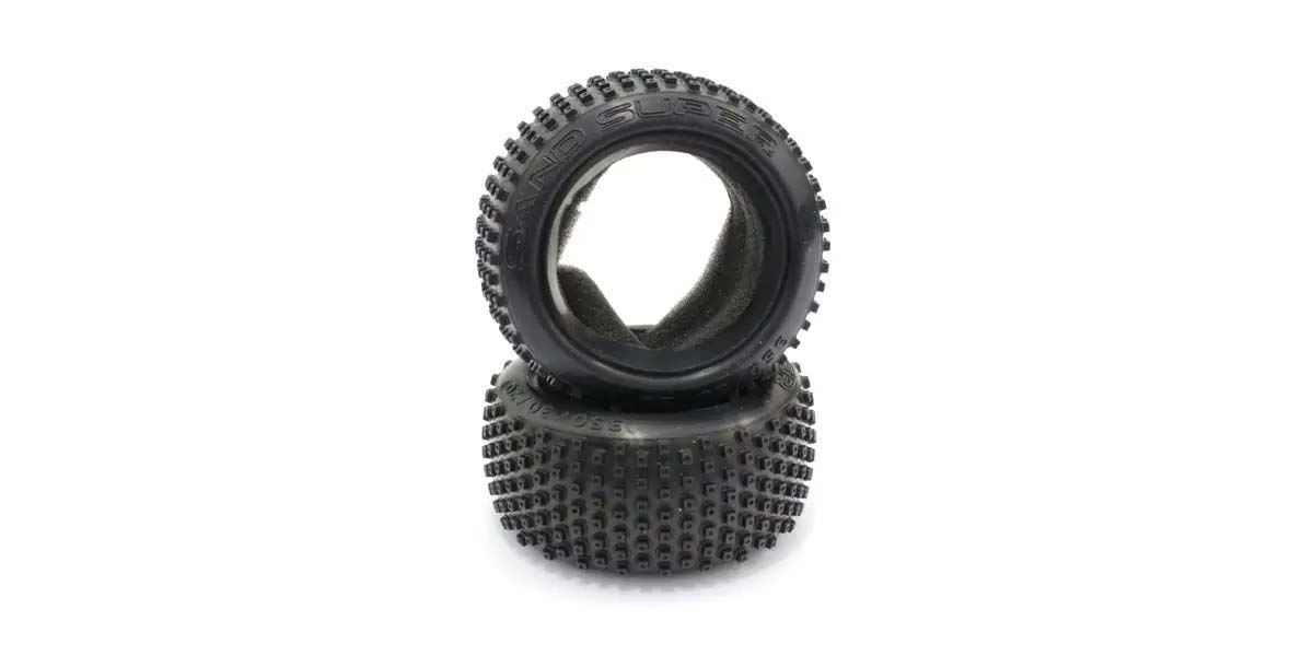 Kyosho Turbo Optima Hard Tires 50X83X36Mm (2) - Block Type