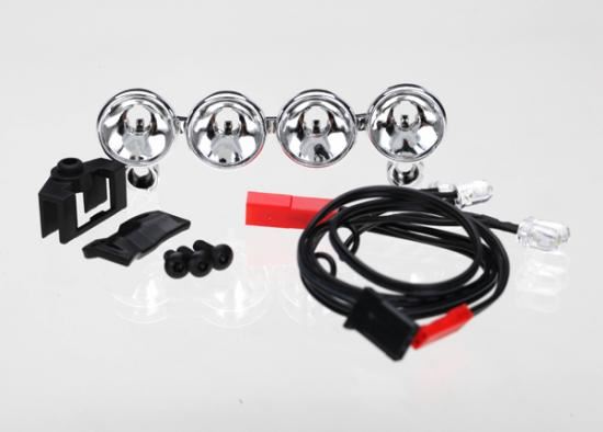 TRAXXAS LED lightbar (chrome, 4 clear lights)