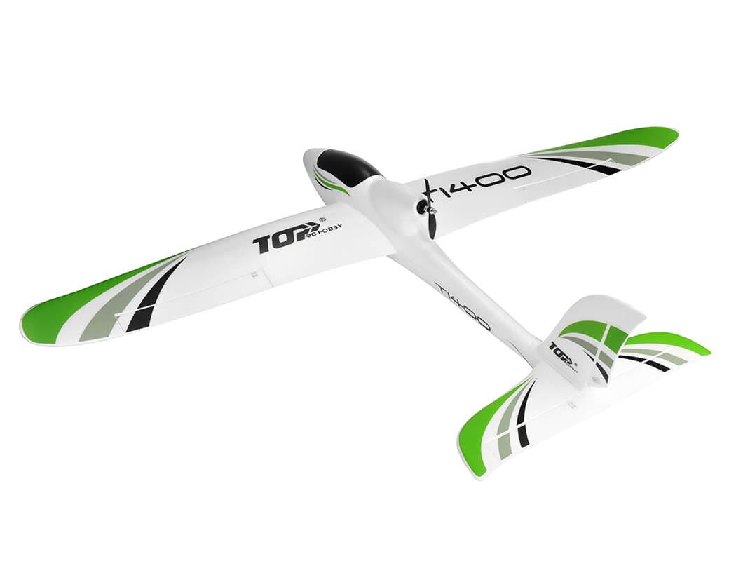 Top Rc T1400 Glider Rtf With Flysky 6Ch Radio & Gyro