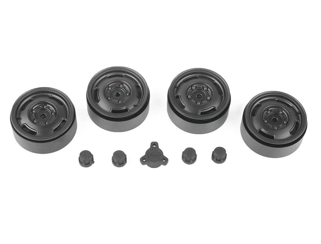 RC4WD APIO 1.55 BEADLOCK WHEELS (BLACK)