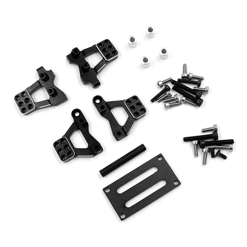 Yeah Racing Aluminum Front & Rear Shock Mount Set For Traxxas TRX-4M