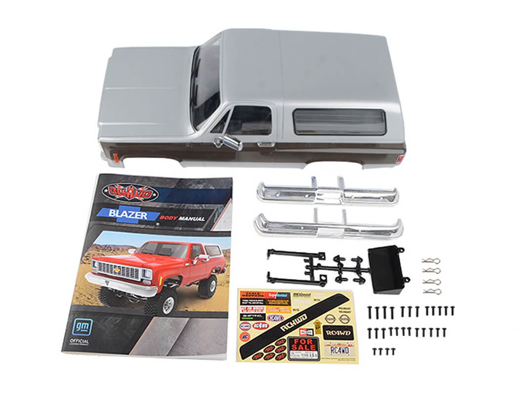 Rc4Wd Chevrolet Blazer Hard Body Complete Set (Silver/Grey