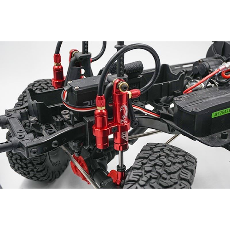 Yeah Racing 100mm Desert Lizard Piggyback Internal Spring Damper Black