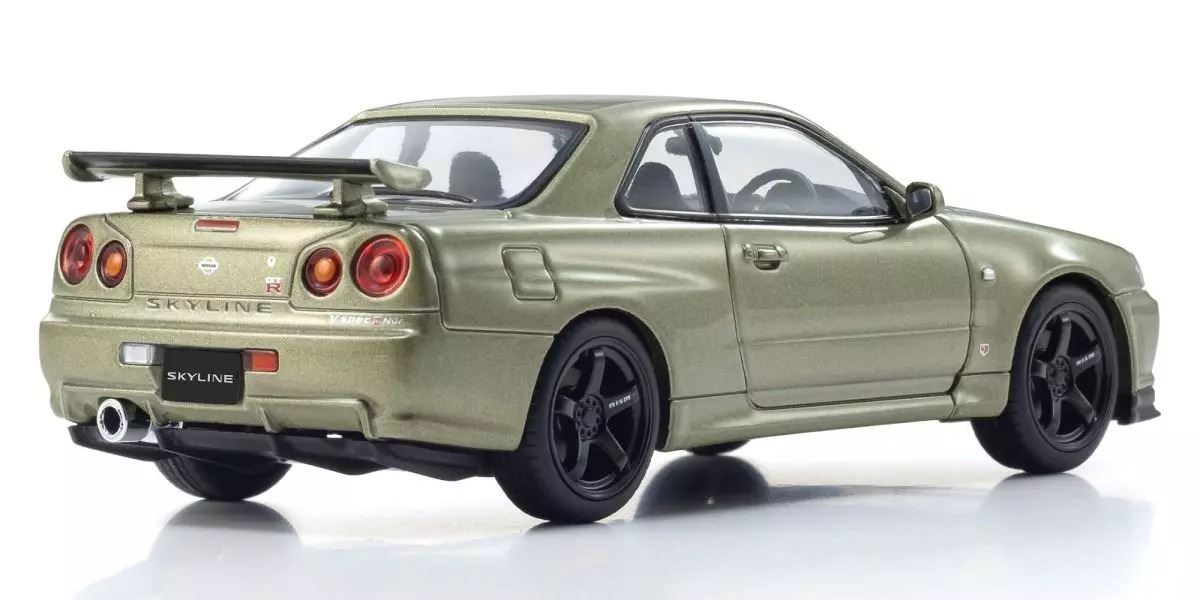 Kyosho 1:43 Nissan Skyline R34 Gt-R V-Spec Ii N?R Millenium Jade