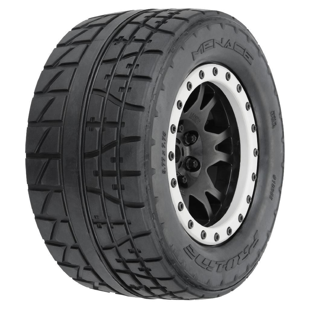Pro 1/5 Menace Hp Belted Pro-Loc F/R X-Maxx Mtd 24Mm Blk/Gry Imp