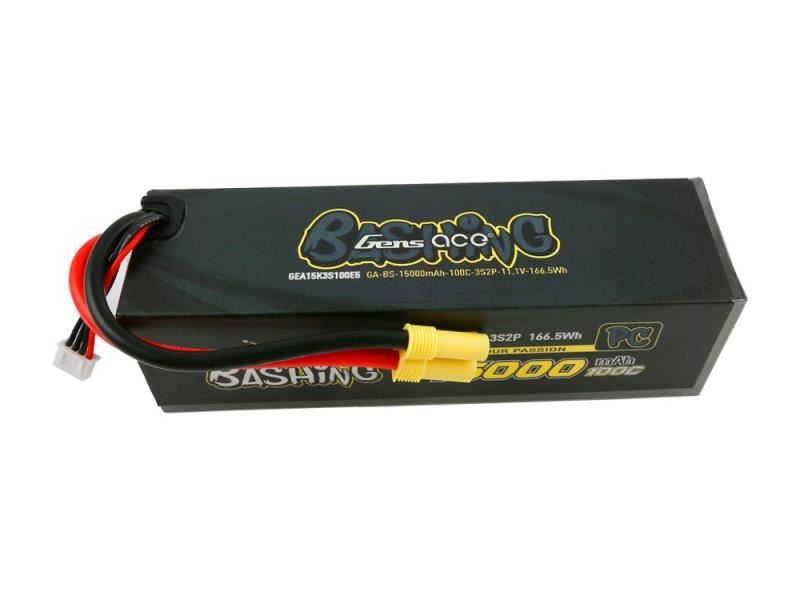 Gens Ace Li-Po Car 3S2P 11.1V 15000mAh 100C Bashing with EC5