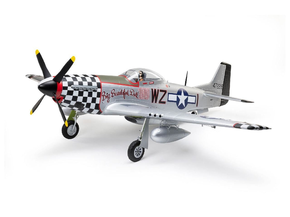E Flite P-51D Mustang Inbig Beautiful Dollin 1.5M Pnp