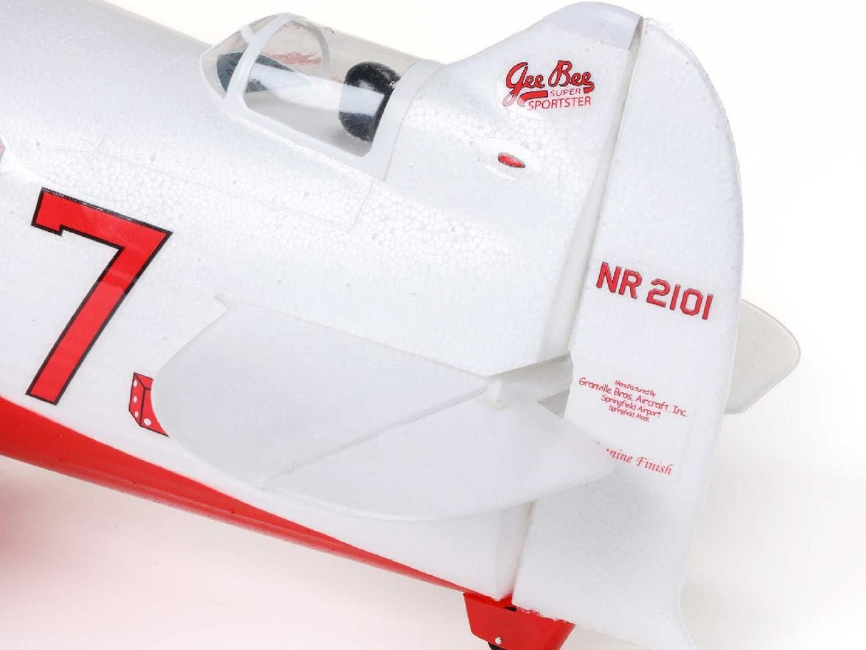 E Flite Umx Gee Bee R-2 510Mm Bnf Basic With As3X And Safe Select