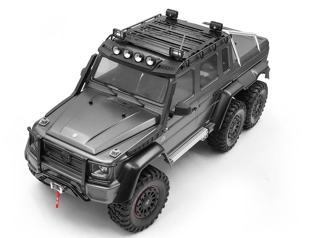 RC4WD ADVENTURE STEEL ROOF RACK W/ FRONT & REAR LIGHTS FOR MERCEDES-BENZ G 63 AMG 6X6