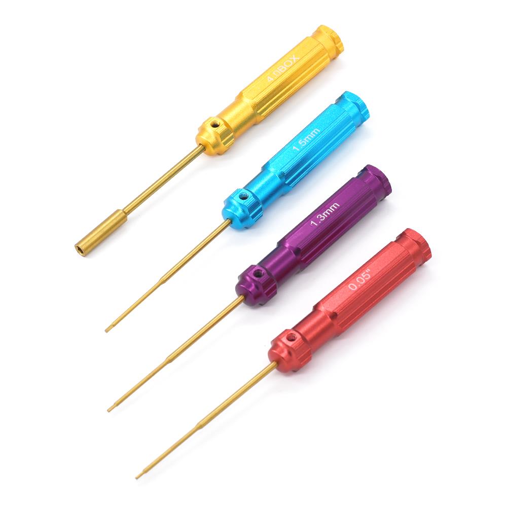 RC Overhaul Tool Set 4pcs(0.05in/1.3/1.5/4mm box)SCX24