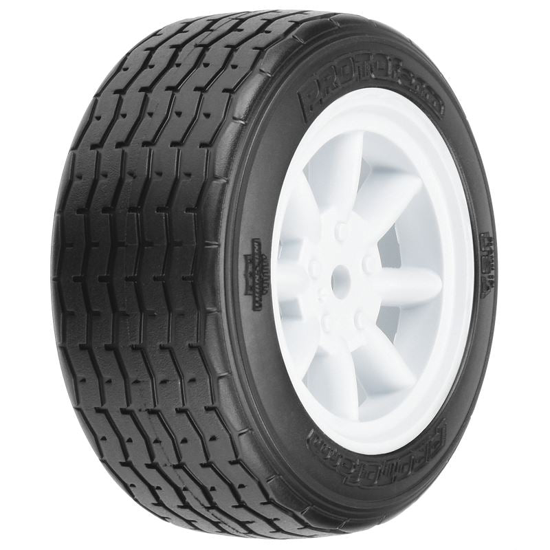 PRM 1/10 PROTOform VTA Front 26mm VTA Tires Mounted 12mm Wht Whe