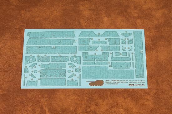 Tamiya 1/48 Elefant Zim Sheet