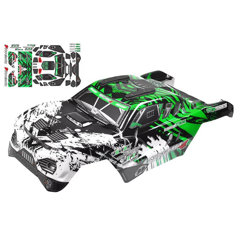 Corally Kagama 4 Body Painted And Cut Green