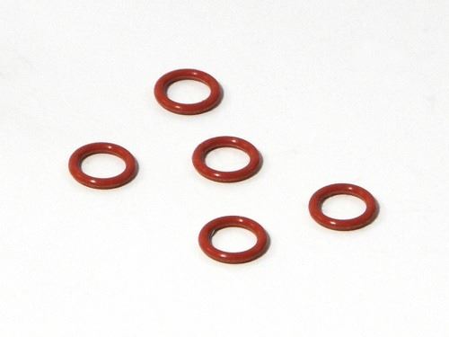 HPI Silicone O Ring Ss-045 4.5 X 6.6mm (Red)(5Pcs)
