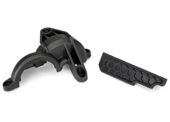 TRAXXAS Gear cover (rear chassis brace)/ wire retainer