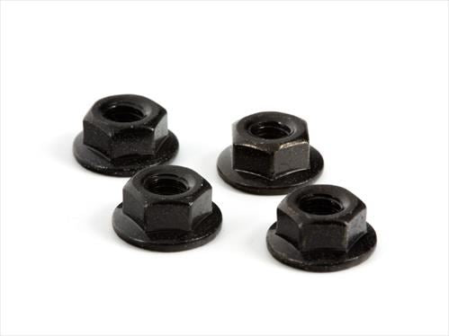 ARRMA Serrated Flange Wheel Nut 4mm (4)