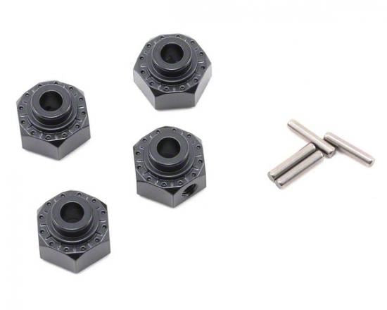 AXIAL Aluminum Hex Hub 12mm Black (4)