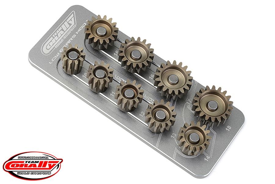 Corally Pinion Caddy M1.0 9 Pinions 5mm