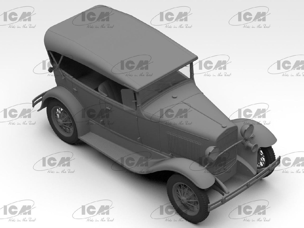 Icm Gaz-A Passenger Car in German Service