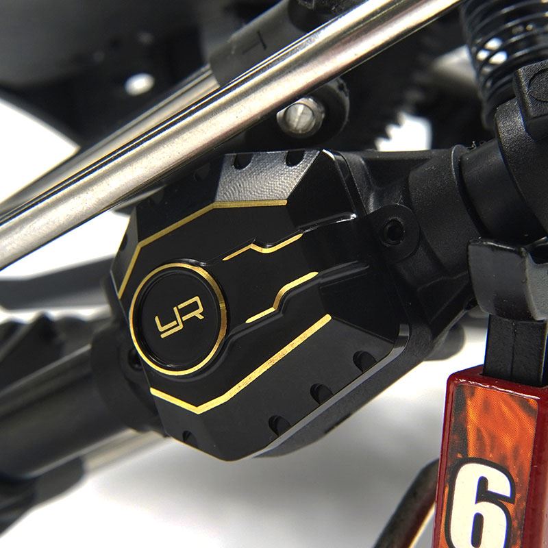 Yeah Racing Brass Diff Cover 38g 2pcs For Axial SCX10 PRO SCX10 III