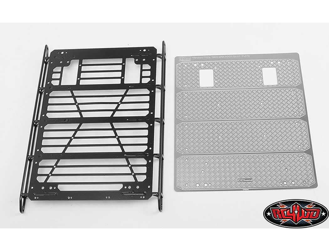 RC4WD COMMAND ROOF RACK W/DIAMOND PLATE FOR TRAXXAS TRX-4 MERCEDES-BENZ G-500