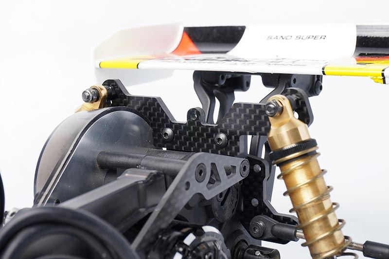 Koswork Carbon 3Mm Rear Shock Tower For Kyosho Optima Mid