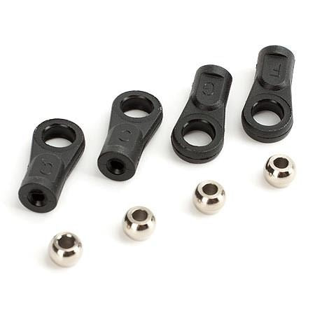 ECX Shock Rod Ends/Pivot Balls (4): Revenge Type E/N