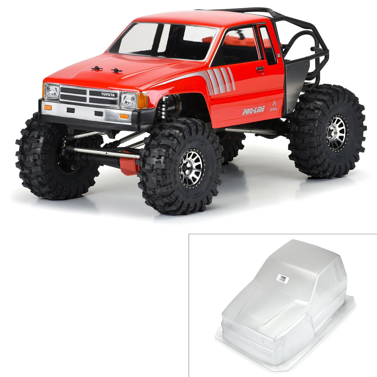 Proline 1/6 1985 Toyota Hilux Sr5 Cab-Only Clear Body: Scx6