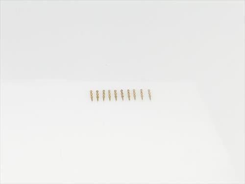 RACTIVE 2 Hole Stanchion, Brass 6mm (Pk10)