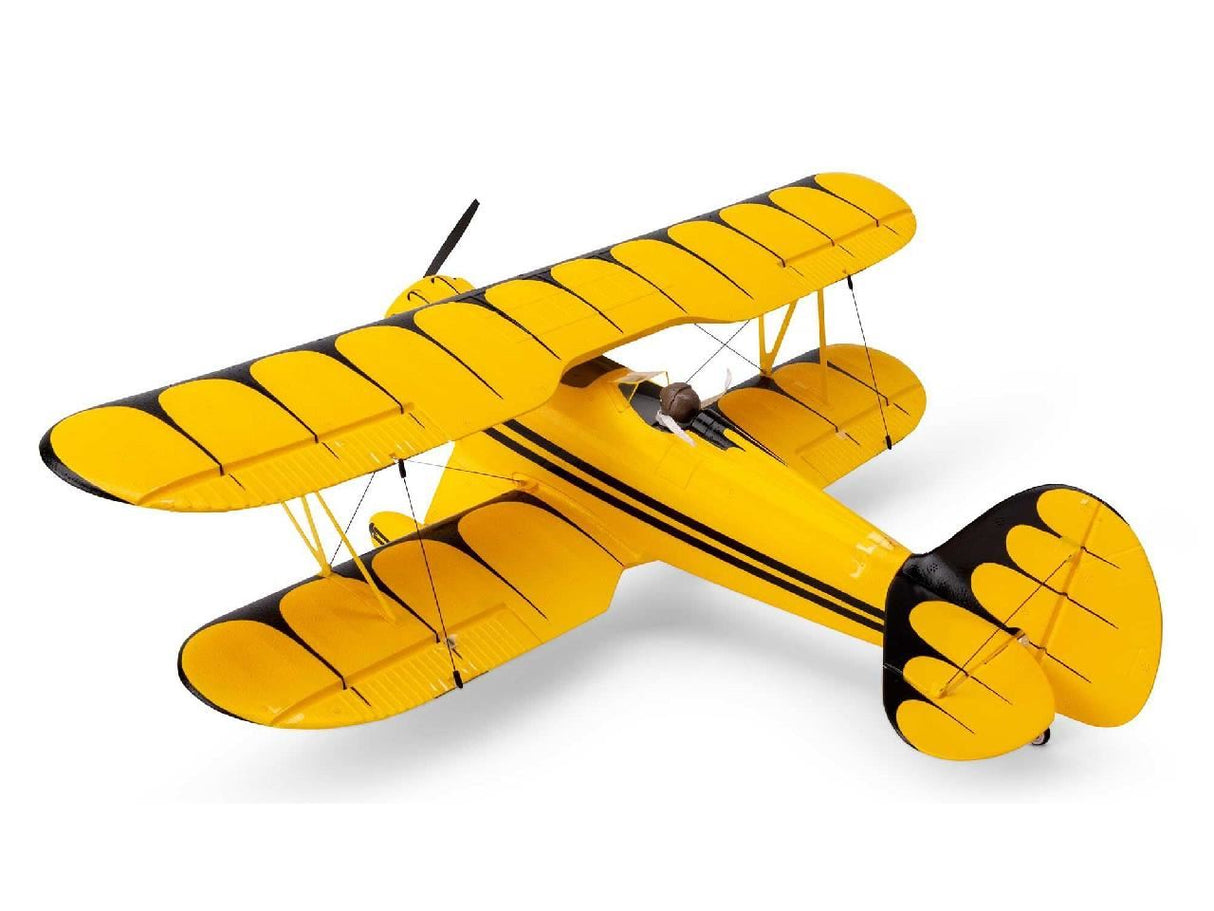 E Flite UMX WACO BNF Basic with AS3X and SAFE Select, Yellow