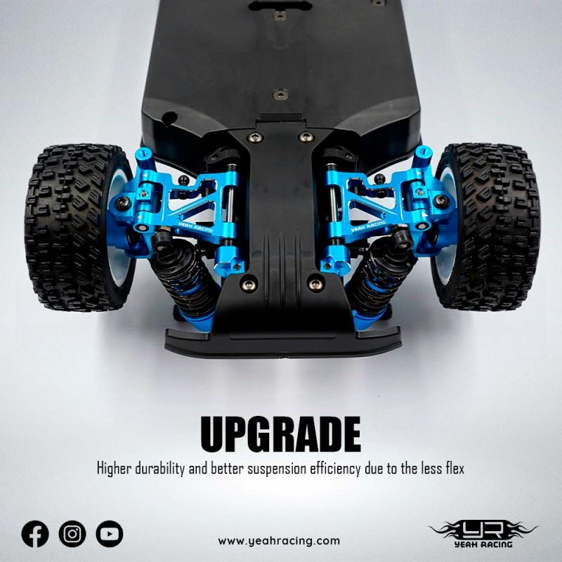 Yeah Racing Aluminum Front Arm Set For Tamiya Xm-01 Pro